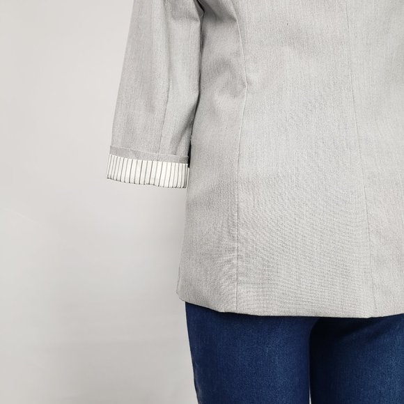 Dynamite Grey Boyfriend Blazer Size M - Picture 9 of 11